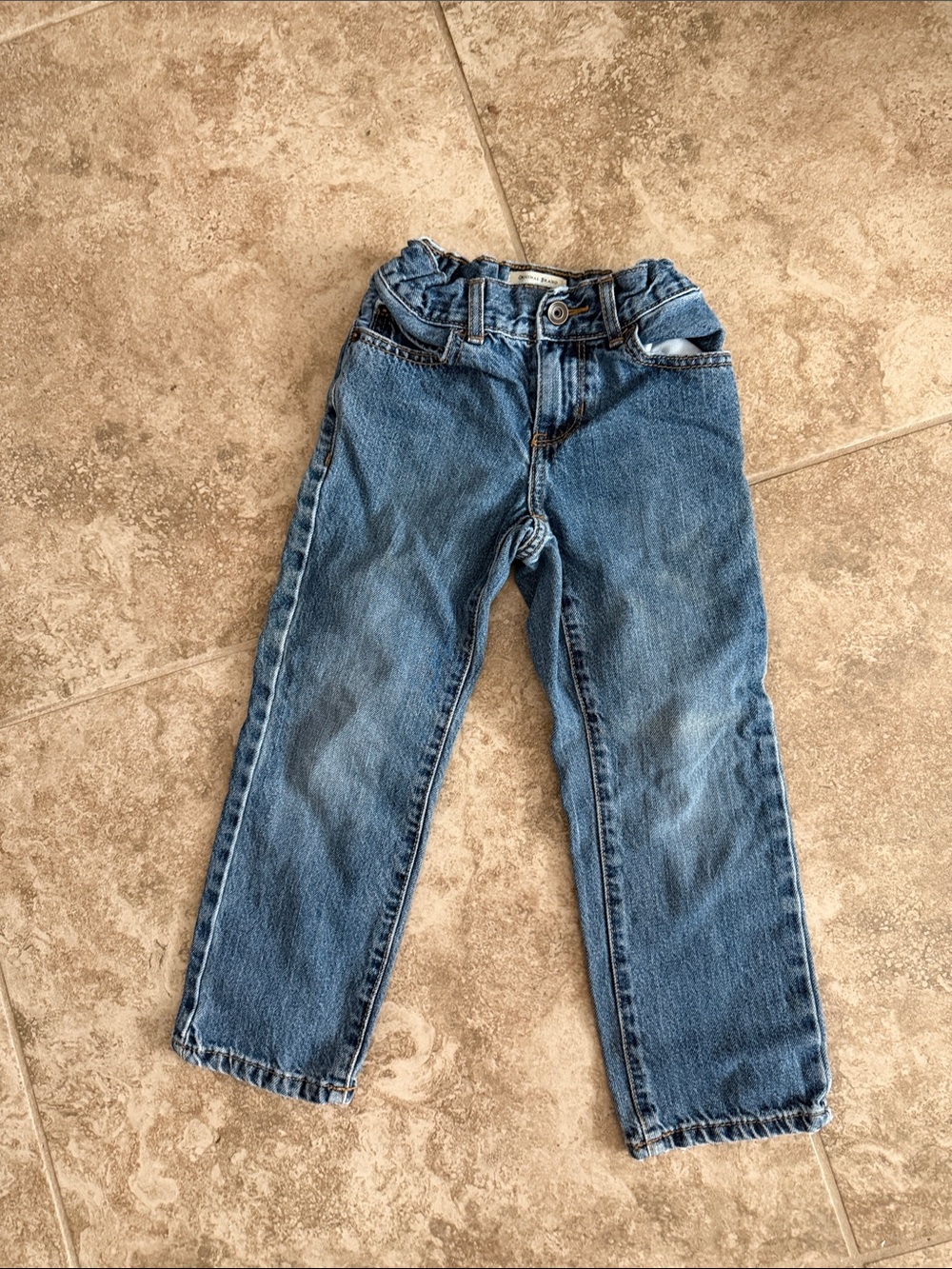 1989 Place Kids Medium Blue Straight-Leg Denim Jeans